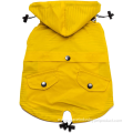 Reflective Buttons Pockets Removable pet Raincoat